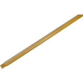 Rubbermaid® Replacement Handle 6361 For Push Brooms - Wood Threaded Handle FG636100LAC