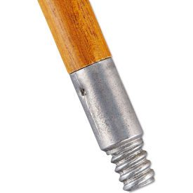 Rubbermaid® Lacquered Wood Broom Handle with Threaded-Tip Natural - FG636400LAC FG636400LAC