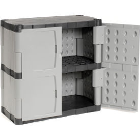 Rubbermaid® Plastic Counter Height Storage Cabinet 36