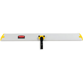 Rubbermaid® HYGEN Hall-Dusting Quick Connect Single-Sided Frame 35 x 3 Aluminum Yellow FGQ58000YL00