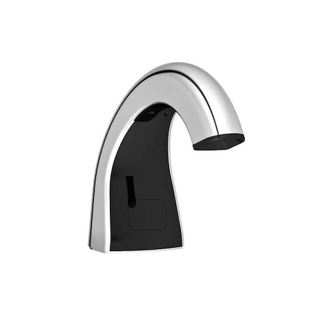 One Shot Soap Dispenser, Counter, Automatic, 800 mL, 1, 600 mL, Black, Liquid MPN:FG401310