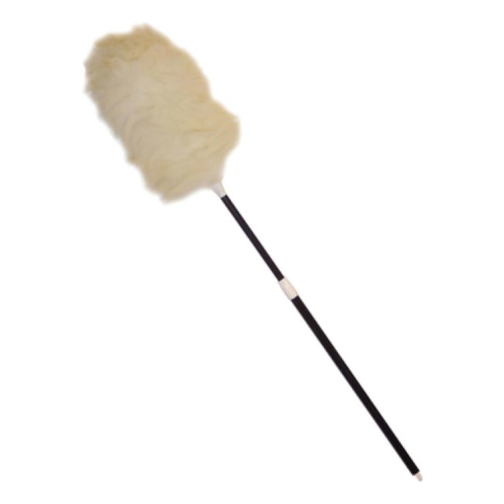 Rubbermaid Lambswool Duster, 42in, Black/White MPN:9C04