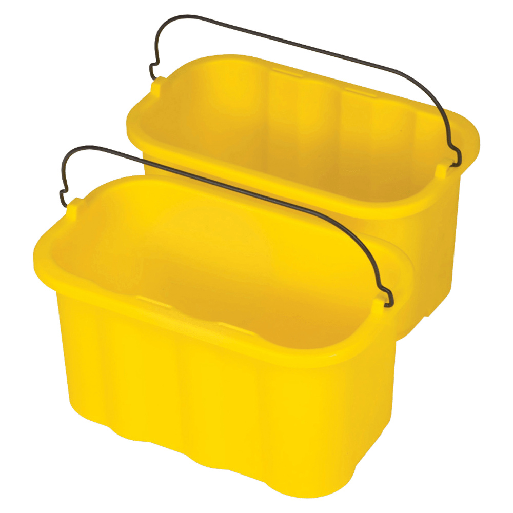 Rubbermaid Sanitizing Caddy, 10 Quarts, Yellow MPN:9T8200YW