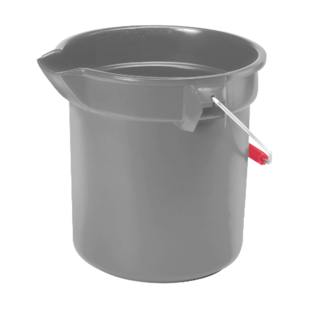 Rubbermaid Brute Bucket, 10 Quart MPN:FG296300 GRAY