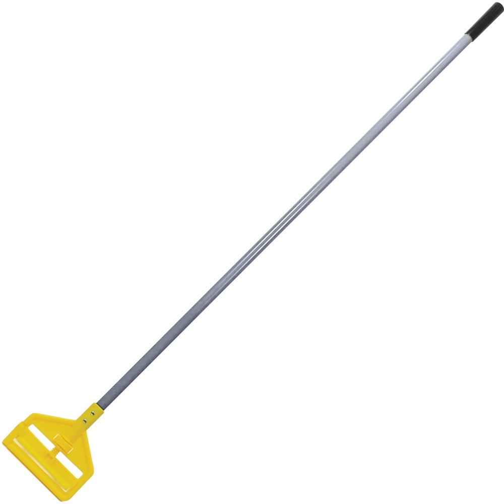 Rubbermaid Commercial Invader Wet Mop Fiberglass Handle - 60in Length - Gray - Fiberglass - 12 / Carton MPN:H14600GYCT