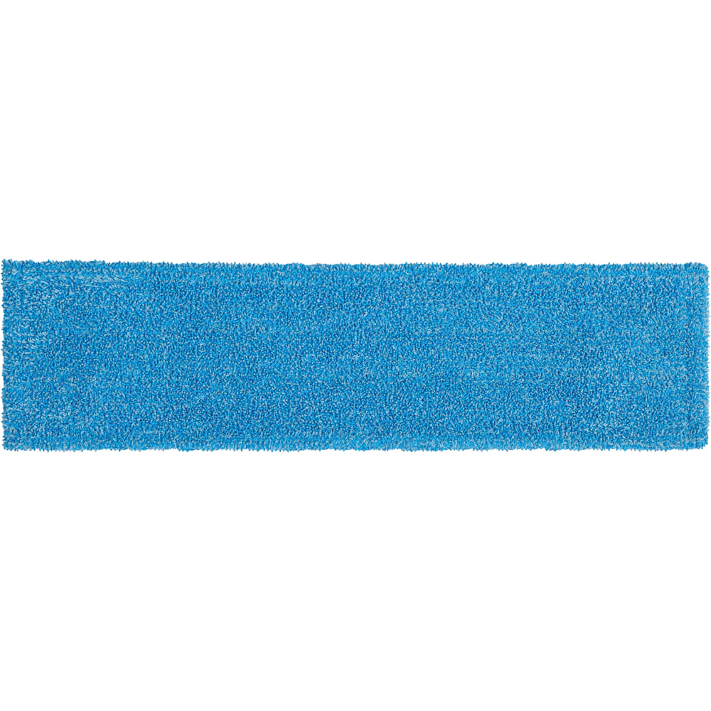 Rubbermaid Commercial Adaptable Microfiber Flat Mop Pad, 19-1/2in x 5-1/2in, Blue, 1 Each MPN:RCP2132427