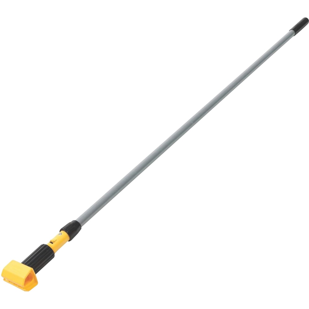 Rubbermaid Commercial Gripper 54in Aluminum Mop Handle - 54in Length - Yellow, Gray - Aluminum - 12 / Carton MPN:RCPH226CT