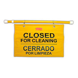 Rubbermaid® 9S16 Site Safety Hanging Sign FG9S1600YEL - Pkg Qty 6