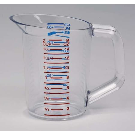 Polycarbonate Measuring Cup, 1 Pint MPN:FG321500CLR