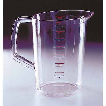 Polycarbonate Measuring Cup, 4 Quarts MPN:FG321800CLR