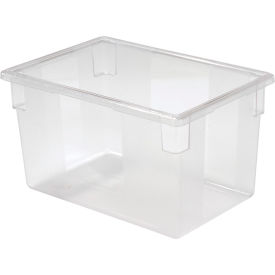 Rubbermaid 3301-00 Clear Plastic Box 21.5 Gallon 18 x 26 x 15 FG330100CLR - Pkg Qty 6