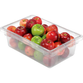 Rubbermaid 3309-00 Clear Plastic Box 3.5 Gallon 18 x12 x 6 FG330900CLR - Pkg Qty 6