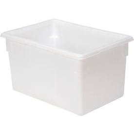 Rubbermaid 3501-00 White Plastic Box 21.5 Gallon 18 x 26 x 15 FG350100WHT - Pkg Qty 6