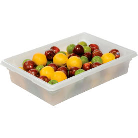 Rubbermaid 3508-00 White Plastic Box 8.5 Gallon 18 x 26 x 6 FG350800WHT - Pkg Qty 6