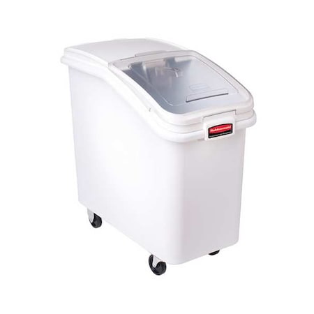 Ingredient Bin Mobile Bulk Storage, White, polypropylene MPN:FG360288WHT