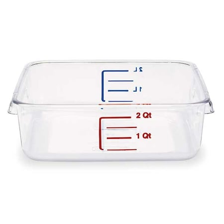 Food Storage Container, 8 3/4 in L, Clear MPN:FG630200CLR