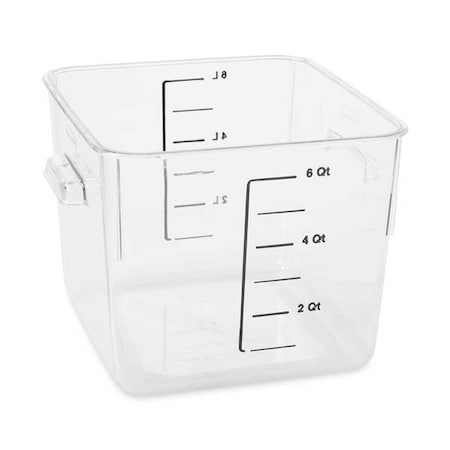 Food Storage Container, 8 3/4 in L, Clear MPN:FG630600CLR