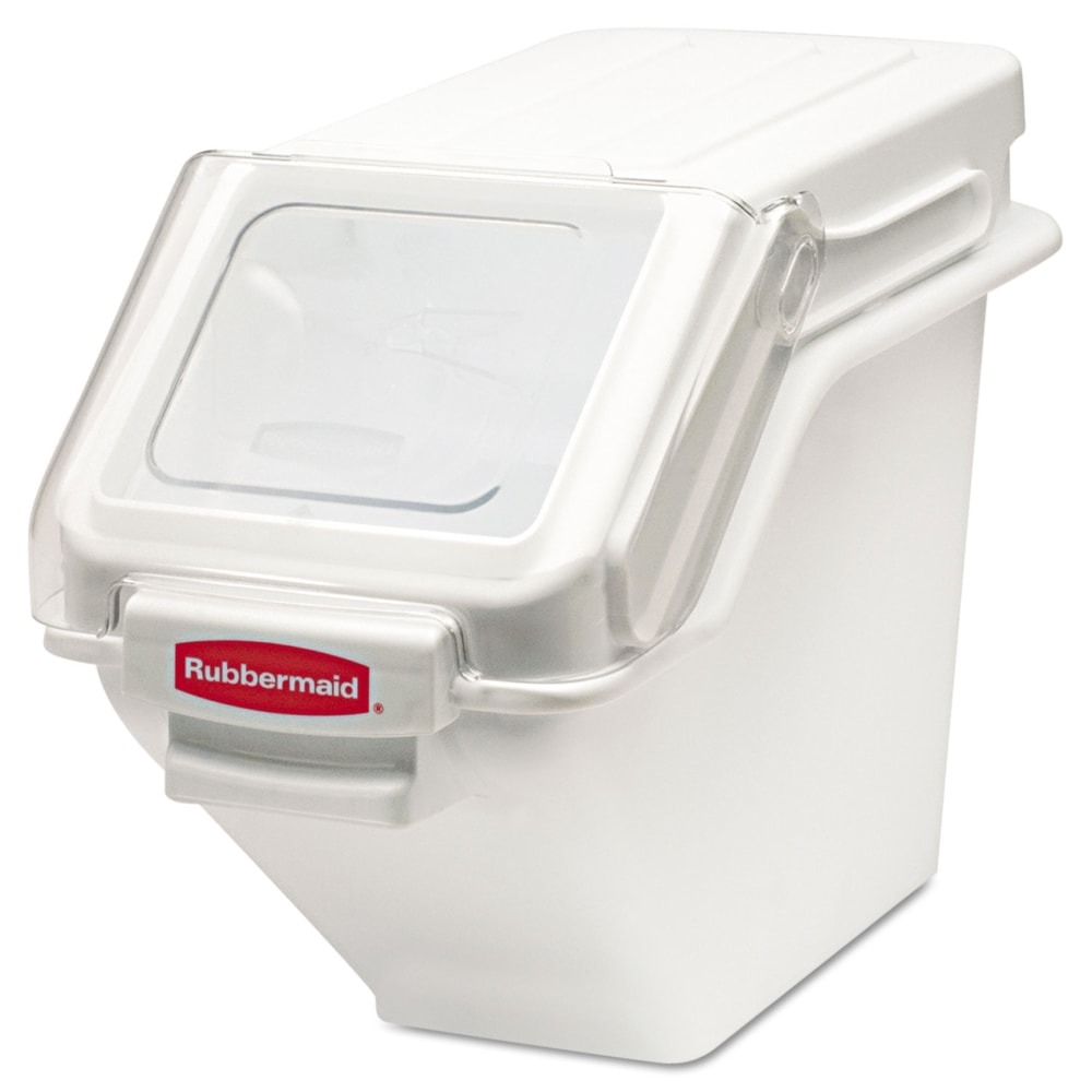 Rubbermaid Commercial ProSave Shelf Ingredient Bin, 5.4 Gallon, 16-15/16inH x 11-1/2inW x 23-1/2inD, White MPN:FG9G5700WHT