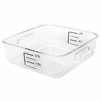 Square Storage Container 2 qt Clear MPN:FG630200CLR