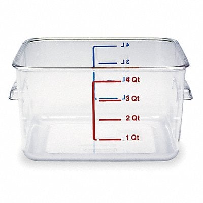 Square Storage Container 4 qt Clear MPN:FG630400CLR