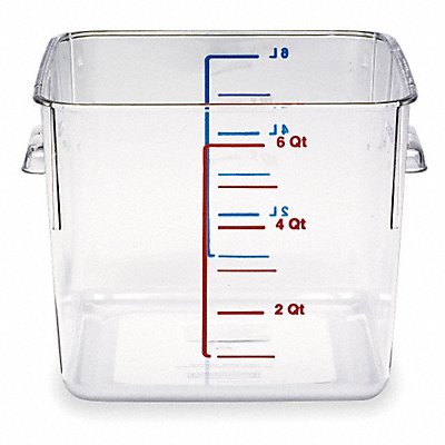 Square Storage Container 6 qt Clear MPN:FG630600CLR