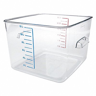 Square Storage Container 12 qt Clear MPN:FG631200CLR