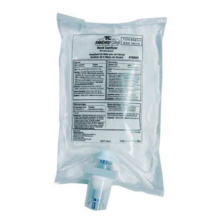 Hand Sanitizer, 1200mL, Cartridge, Foam, PK4 MPN:2080802