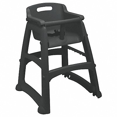Youth High Chair Black Includes Wheels MPN:FG780508BLA