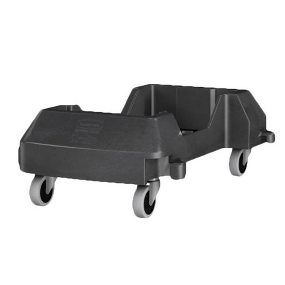 Rubbermaid Slim Jim Rectangular Trash Can Dolly, 8-1/2inH x 14-3/4inW x 24inD MPN:1980602