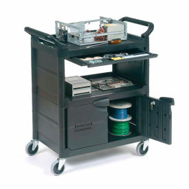 Rubbermaid® Plastic Instrument Cart 200 lb. Capacity 33-5/8