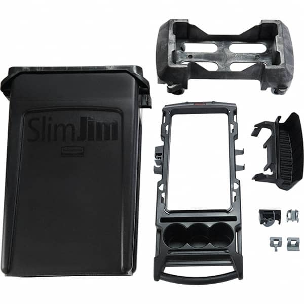 Janitor Caddies, Material: Resin , Color: Black , Bag Included: No , Features: Commercial-Grade Construction, Ergonomic Handle  MPN:2032953