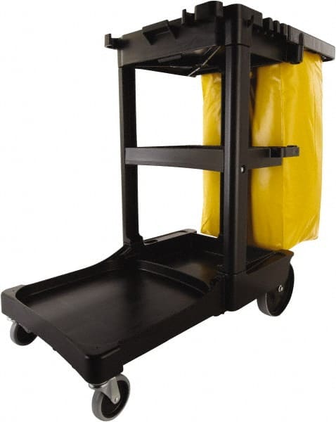 Plastic Janitor Cart MPN:FG617388BLA