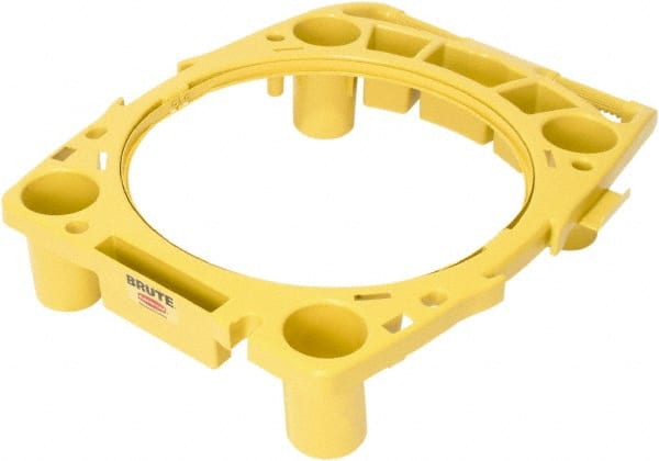 BRUTE Rim Caddy Yellow, Fits 44 Gallon BRUTE Containers MPN:FG9W8700YEL