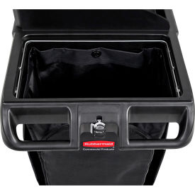 Rubbermaid® Vinyl Trash Bag For Housekeeping Carts 30 Gallon Black Pack of 4 2202530