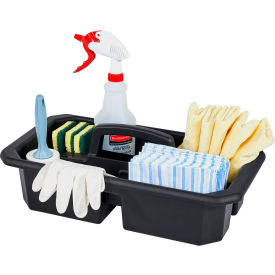 Rubbermaid® Cleaning Caddy Black Pack of 6 2202586