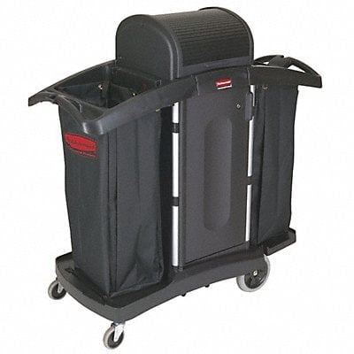 Housekeeping Cart 54 in H 68 gal Cap. MPN:FG9T7800BLA