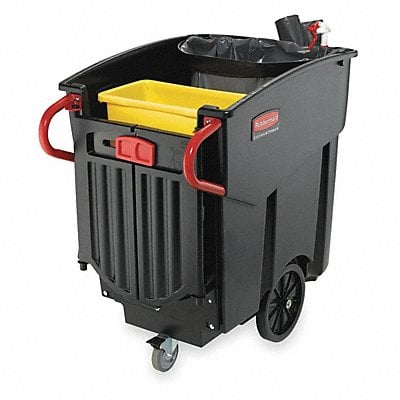 Janitor Cart 43 in H 400 lb Cap. MPN:FG9W7300BLA