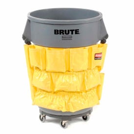 Rubbermaid Brute Waste Receptacle Caddy Bag FG264200YEL