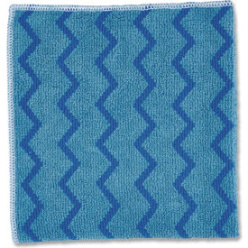 Rubbermaid® HYGEN™ Microfiber Cloth 16 x 16 Blue 12/PK FGQ62000BL00