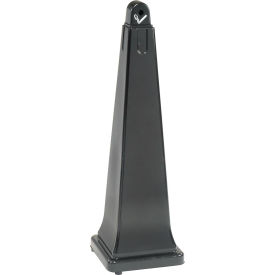 Rubbermaid® Groundskeeper® Smokers Receptacle Black FG257088BLA