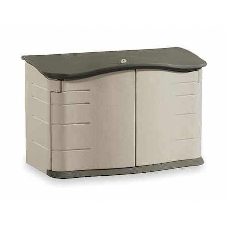18 cu ft Resin Horizontal Outdoor Storage Shed, Sandstone MPN:FG374801OLVSS