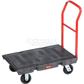 Rubbermaid® FG440600BLA Plastic Deck Platform Truck 36 x 24 2000 Lb. Capacity FG440600BLA