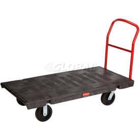 Rubbermaid® FG446600BLA Plastic Deck Platform Truck 60 x 30 2000 Lb. Capacity FG446600BLA
