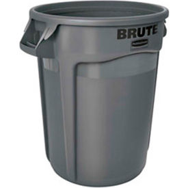 Rubbermaid Brute® 2655 Trash Container 55 Gallon - Gray FG265500GRAY