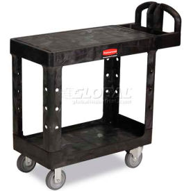 Rubbermaid® Plastic Utility Cart w/2 Shelves 500 lb. Capacity 39