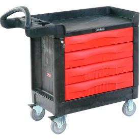 Rubbermaid® Mobile Workcenter w/4 Drawers 500 lb. Capacity 40
