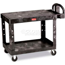 Rubbermaid® Plastic Flat Top Utility Cart 2 Shelf 44