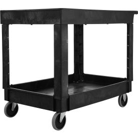 Rubbermaid® Plastic Utility Cart w/2 Shelves 500 lb. Capacity 40