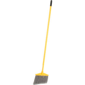 Rubbermaid® Angled Broom With Vinyl Coated Metal Handle FG637500GRAY - Pkg Qty 6