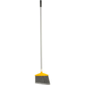 Rubbermaid® Angled Broom With Aluminum Handle FG638500GRAY - Pkg Qty 6